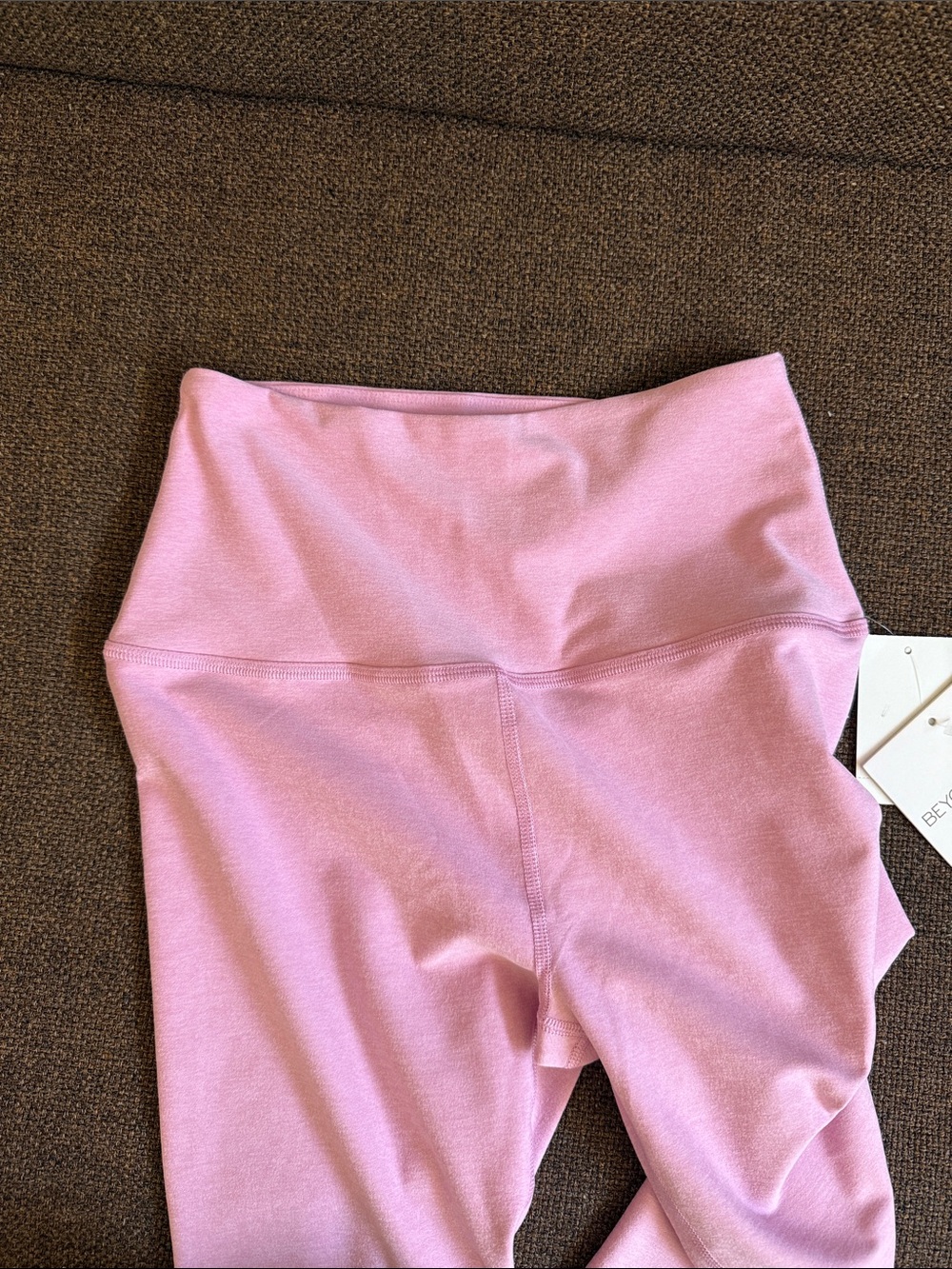 NEW WITH TAGS! Beyond Yoga High-Waist Lavender Pink Leggings. - Picture 7 of 8